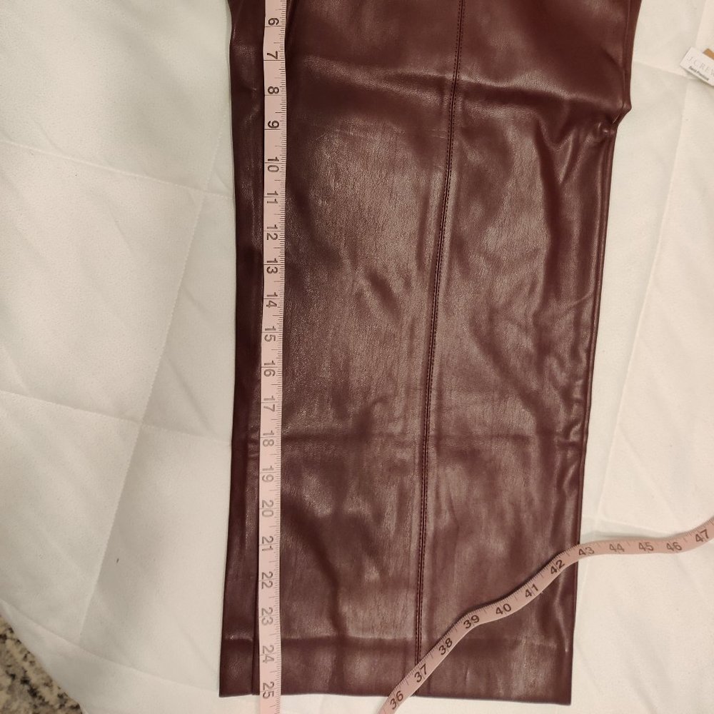 Ann Taylor Faux Leather Ankle Pants - Picture 2 of 6